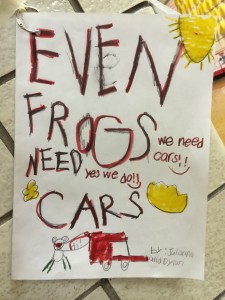 Even Frogs Need Cars