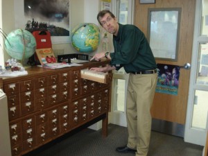 Card catalog at Lake Avenue