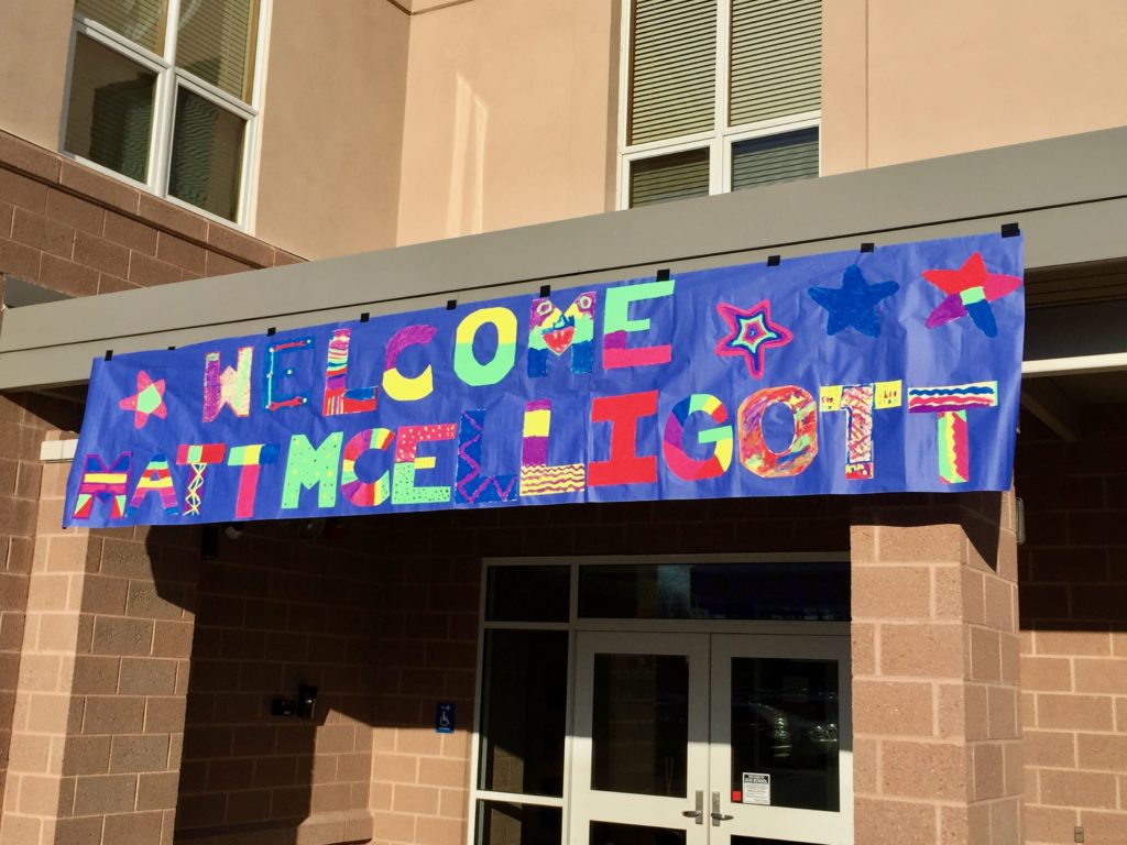 Eagle Elementary School sign